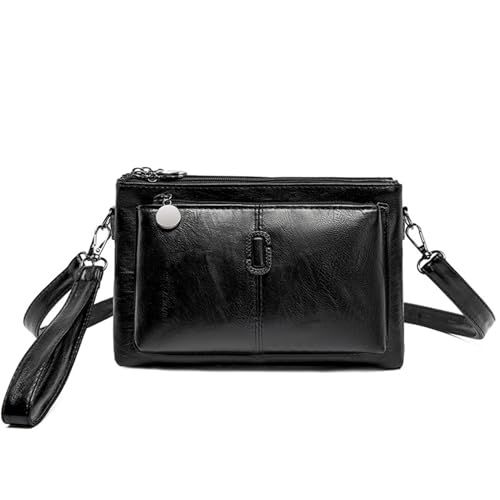 2025 Upgrade Women Crossbody Bags Large Capacity Soft Leather Diaper Bag Multi Pocket Anti Theft Tote for Moms Travel Work Essentials