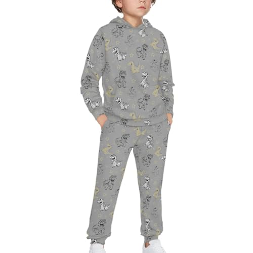 HUIACONG Girls Sweat Set for Kids Sweatsuits Children Boys Sweat Suit3