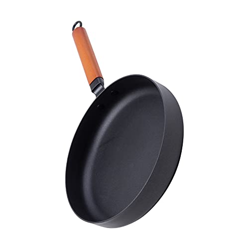 Chusui 26 * 26 * 5cm Frigideira antiaderente Panela de ferro Frigideira de ferro Panelas Frigideira