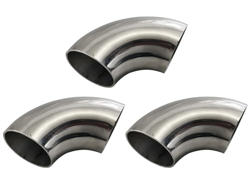 BRIGHTZ 48�� 90�x �X�e�����X�Ȃ��p�C�v�G���{ 1.2mm�� 3PC �y MUF�|JOI�|023�|3PC �z 48�p�C 48�� 90°