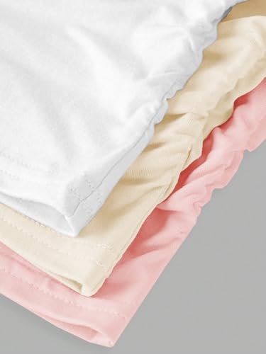Image of SOLY HUX Girl's Tank Tops 3 Packs Cute Ruched Spaghetti Strap Camisole Slim Fit Undershirts