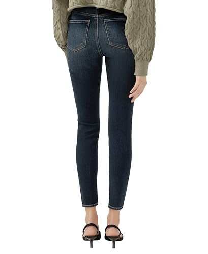 Silver Jeans Co. Women's Isbister High Rise Skinny Jeans3