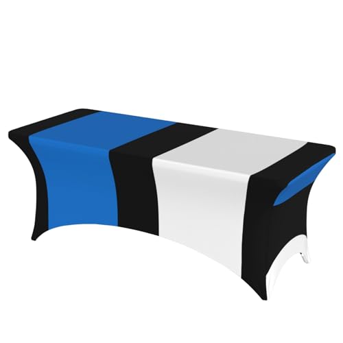 Nappe élasthanne drapeau Estonie 1,8m lavable anti-tache - 2