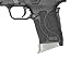 NDZ Performance Magazine Base Plate Finger Extension for Smith & Wesson M&P Shield EZ 9mm, Laser Engraved Aluminum in Silver - Plain