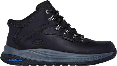 Skechers - Mens Relaxed Fit: Meroe - Pikeman Slip On Shoes, Color Black, Size: 9 XW US4