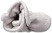 Luvable Friends baby girls Cozy Fleece Booties Slipper Sock, Grey, 0-6 Months Infant US
