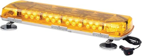 Whelen Engineering Century Series Super-LED Mini Lightbar - Professional-Grade 360° Warning Light - 23