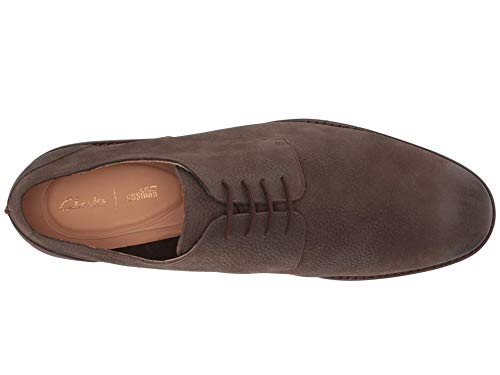 Image of Clarks Flow Plain Dark Brown Nubuck 7.5 D (M)