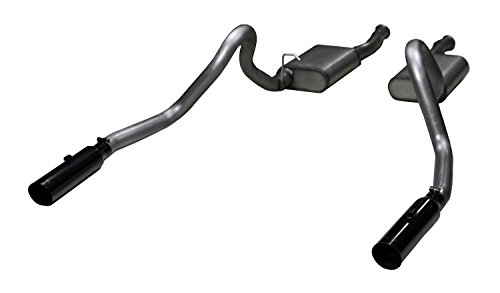 1996-2004 Mustang GT 4.6L Cat Back Exhaust w/Black Tips &