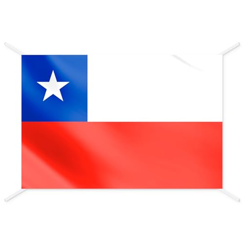 Bandera Chile - Banderas del Mundo para Interior y Exterior - Banderas de Comunidades, Países - 144x93 cm