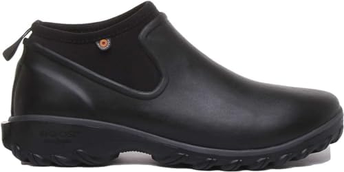 BOGS Women's Sauvie Chelsea Waterproof Garden Rain Boot, Black, 8 M US | Image 1