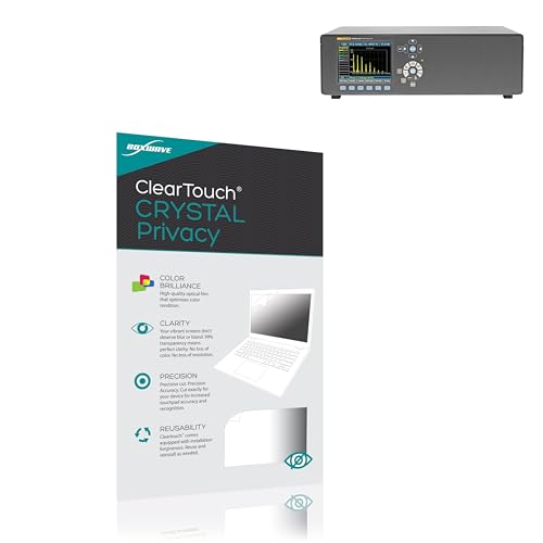 BoxWave Screen Protector Compatible with Fluke Norma 5000 - ClearTouch Crystal Privacy (2-Pack), Privacy Screen Protector Flexible Film Clear