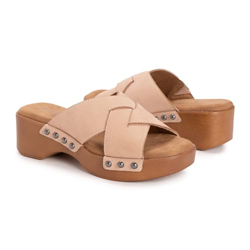 MUKS LUKS Women's Cadence Sandal, Blush Nubuck, 7 by MUK LUKS - Used condition - Image 6