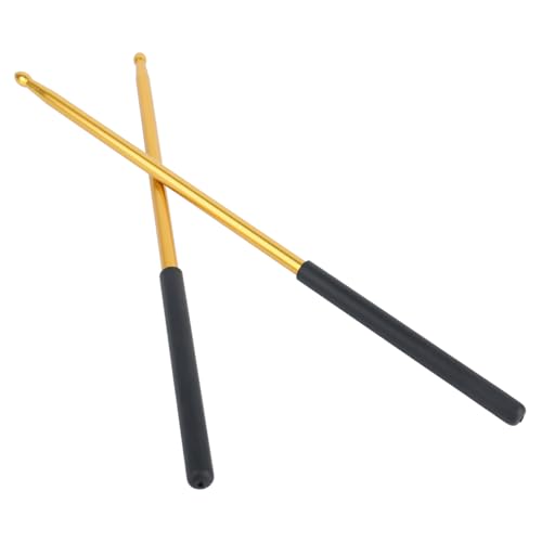 Baquetas de percusión de aleación de aluminio, 2 piezas miniatura 4