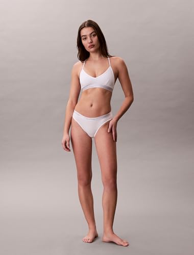 Image of Calvin Klein Women's Motive Cotton Lightly Lined Bralette Bra