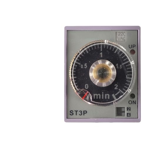 Relé de tiempo ST3PF con retardo de apagado de 60s para evitar picos de tensión en 220V