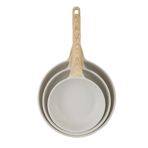 Non-Stick Wok Frying Pan Medical Stone Ceramic Pot Induction Stove Universal Cookware Steak Cooking Saucepan Nonstick Pan(26cm)