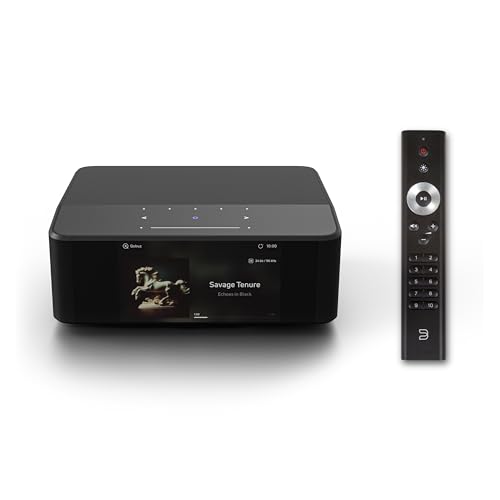 Bluesound Node Icon Wireless Music Streamer with RC1 Remote (Black) - Combo Bundle