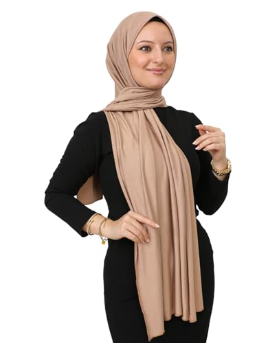 Prien Hijab for Women Viscose Scarf Lightweight Muslim Hijabs Long Shawl Islamic Scarves Turkey Silk Headscarf for Womens