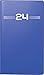 Produktbild rido/idé Monatskalender Modell Miniplaner d 15 2024 2 Seiten = 1 Monat Blattgröße 8,7 x 15,3 cm blau