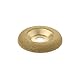 Kutzall Original Shaping Dish - Fein, 114,3 mm (4-1⁄2) Ø. X 7⁄8 (22.2mm) Bohrung - Winkelschleifer-Aufsatz für DeWalt, Bosch, Milwaukee, Makita. Schleifmittel Wolframkarbid, DW412O230