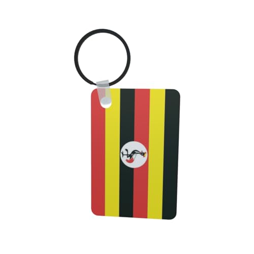 U24 Porte-clés Ouganda en aluminium 50 x 47 mm