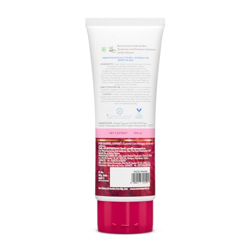 Mamaearth Beetroot Gentle Face Wash&Hyaluronic Acid For Hydrated Pink Glow -100Ml|Gently Cleanses|Hydrates&Soothes Skin|Soap - Free|Non-Irritant|Safe For Skin|Hydrating Gentle Face Wash|Non-Drying