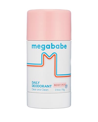 Megababe Daily Deodorant - Rosy Pits with 72 hour Odor ...