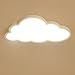Deckenleuchte LED ultradünne 5 cm Kreative Wolken Deckenlampe Kinderzimmer Deckenleuchte Jungen Und Mädchen Schlafzimmer Lampe Einfache Cartoon Romantische Deckenlampe (Warmes Licht)