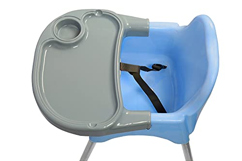 Esquire-Luna-Baby-Dining-High-Chair-with-Tray-Light-Blue