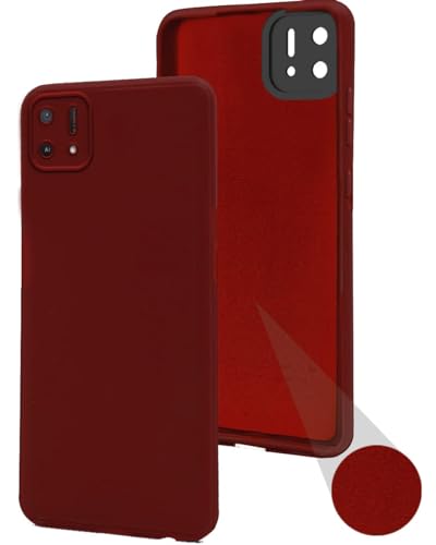 Image of Jkobi Back Cover Case for Oppo A16K | A16e (Matte Silicone with Inside Fiber Cloth |Red)