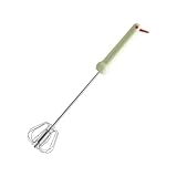 Ergonomischer Handschläger, rutschfester Griff und abnehmbares Design, leicht zu reinigen, Backmixer, Backwerkzeug, Schneebesen, Handbuch (evtl. nicht in deutscher Sprache)