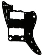 Product name: Fender American Vintage 62 Jazzmaster Guitar PickGuard for jazzmaster guitar replacement Material: Pickguard, made of 1 ply Celluloid and 3 ply PVC material. All materials are environmentally friendly, thermostability, no smell. Anti-sc...