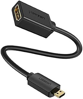 UGREEN Micro HDMI to HDMI Cable Male to Female with Ethernet Type D
