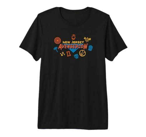T-shirt Ms Marvel AvengerCon avec logo Avenger vêtement geek haut de gamme taille S à XXL