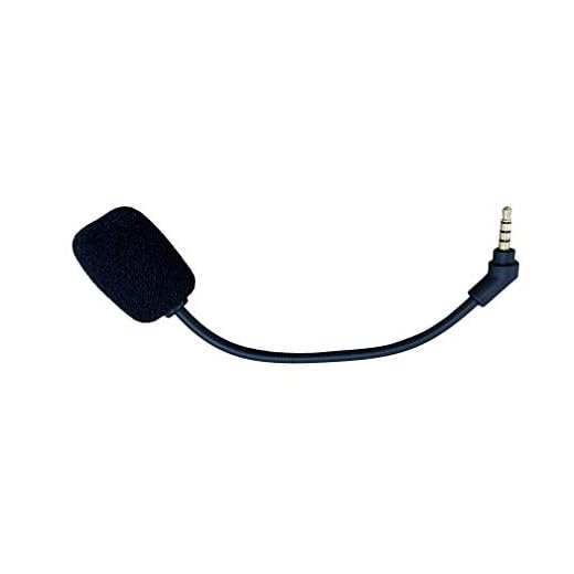 REYTID Ersättningsmikrofon kompatibel med HyperX Cloud Flight and Flight S trådlösa spelheadset avtagbar mikrofon