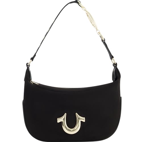 Image of True Religion Women's Shoulder Bag Purse, Hobo Handbag with Eyelet Strap