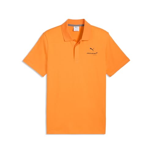 PUMA Mens McLaren Racing Small Logo Polo Papaya SS26 Large Mclaren Small Logo Polo