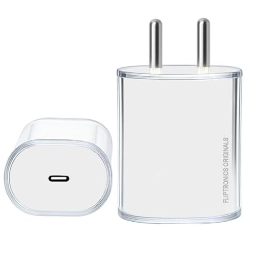 Image of Original 45W Type C Fast Charger Adapter for 2a Plus /Phon 2A /Phon 2 /CMF, 3A Charger 1 /Buds /Ear Stick, 45 W USB C Charging Adaptor, 45watt Charge Smartphone, White (DEC183)