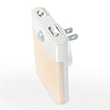 BriVIVI LED Night Light Plug in, Motion Sensor Night Light with Adjustable Brightness 3 Lighting Mode AUTO/ON/Off for Children, Bedroom, Hallway Light, 1-Pack