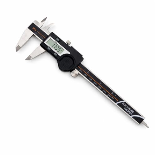 Image of Digital Vernier Caliper 150mm /6 Inch, Stainless Steel Electronic Caliper with LCD Display, 0.01mm Accuracy, Inch /MM Conversion, Precision Measuring Tool for DIY, Woodworking & Engineering