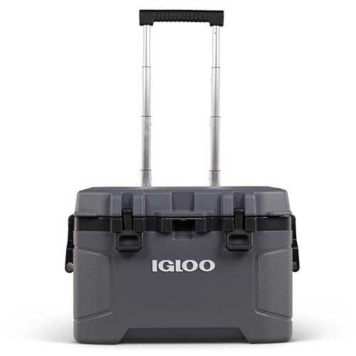 Igloo Trailmate 52 Qt Roller Cooler, Carbonite - image 7