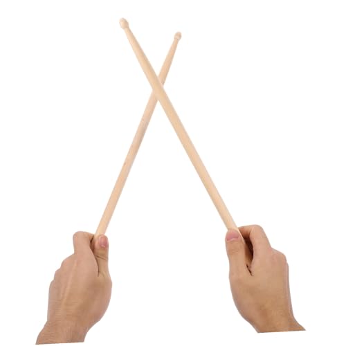 Yardwe 2 piezas Baquetas para Batería, ideal para Caja y principiantes, color Beige, tamaño 7A miniatura 4