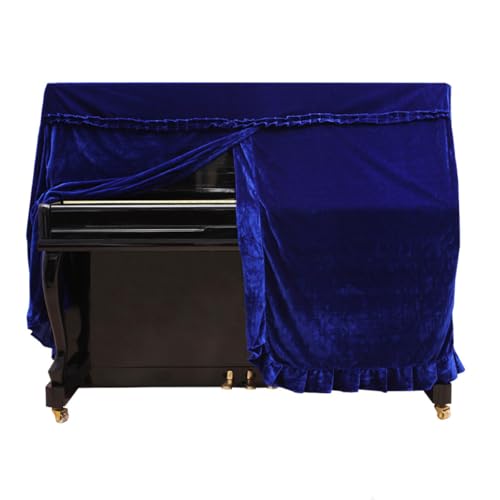 Housse de piano à queue velours doré couverture anti-poussière