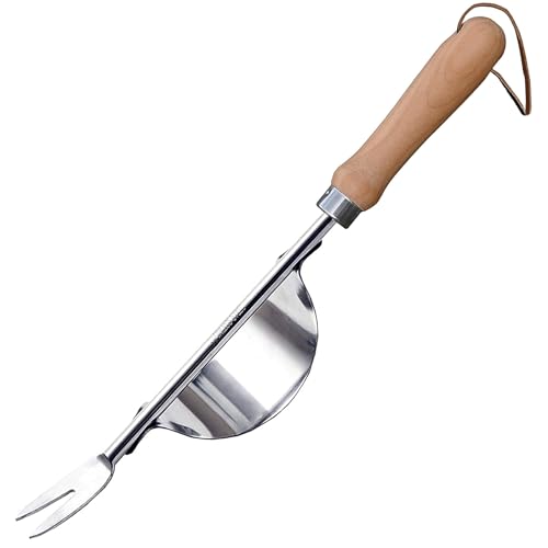 GREBSTK Garden Manual Weeding Tools Stainless Steel Beech Handle Shovel for Weeding, Cultivating, Transplanting, Digging