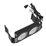 Effets argb dynamiques : le dissipateur thermique ram argb offre des effets d'éclairage, améliorant l'attrait visuel de votre PC tout en offrant un refroidissement efficace pour les modules de mémoire, le refroidisseur de jeu diy, le refroidissement du radiateur ram
