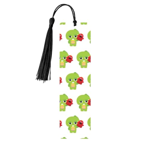 ガチャピンムック しおり ブックマーカー ブックマーク 栞 紐付き アルミニウム合金製 読書 男女兼用 おしゃれ 雑貨 グッズ