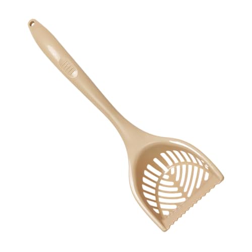 Deep Shovel Cat Litter Scoop - 17" Long Handle Ergonomic Poop Sifter | Cat Box Scooper for Garage Basement Pet Shop Apartment Ba