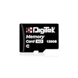 Digitek (DTF-C40) 128GB Micro SDHC UHS-III Memory Card, Up to 200MB/s Speed, A2/V30/Class 40 – Waterproof, Shockproof, X-Ray Protected – Ideal for 4K/8K Video, Drones, Cameras, CCTV, Smartphones