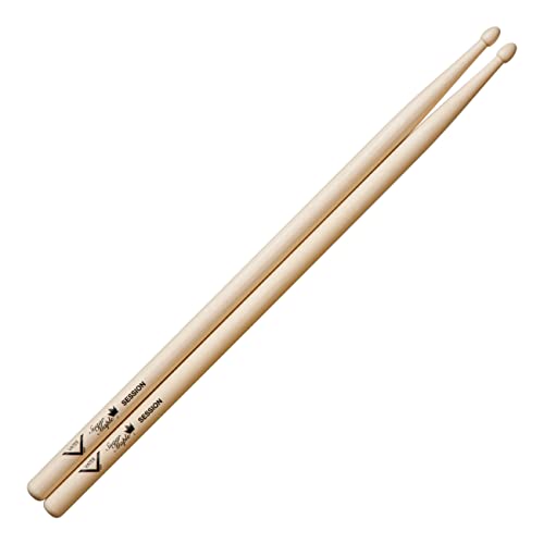 Vater - Sugar Maple Session (Wood Tip) Drumsticks - VSMSEW, Natural, inch